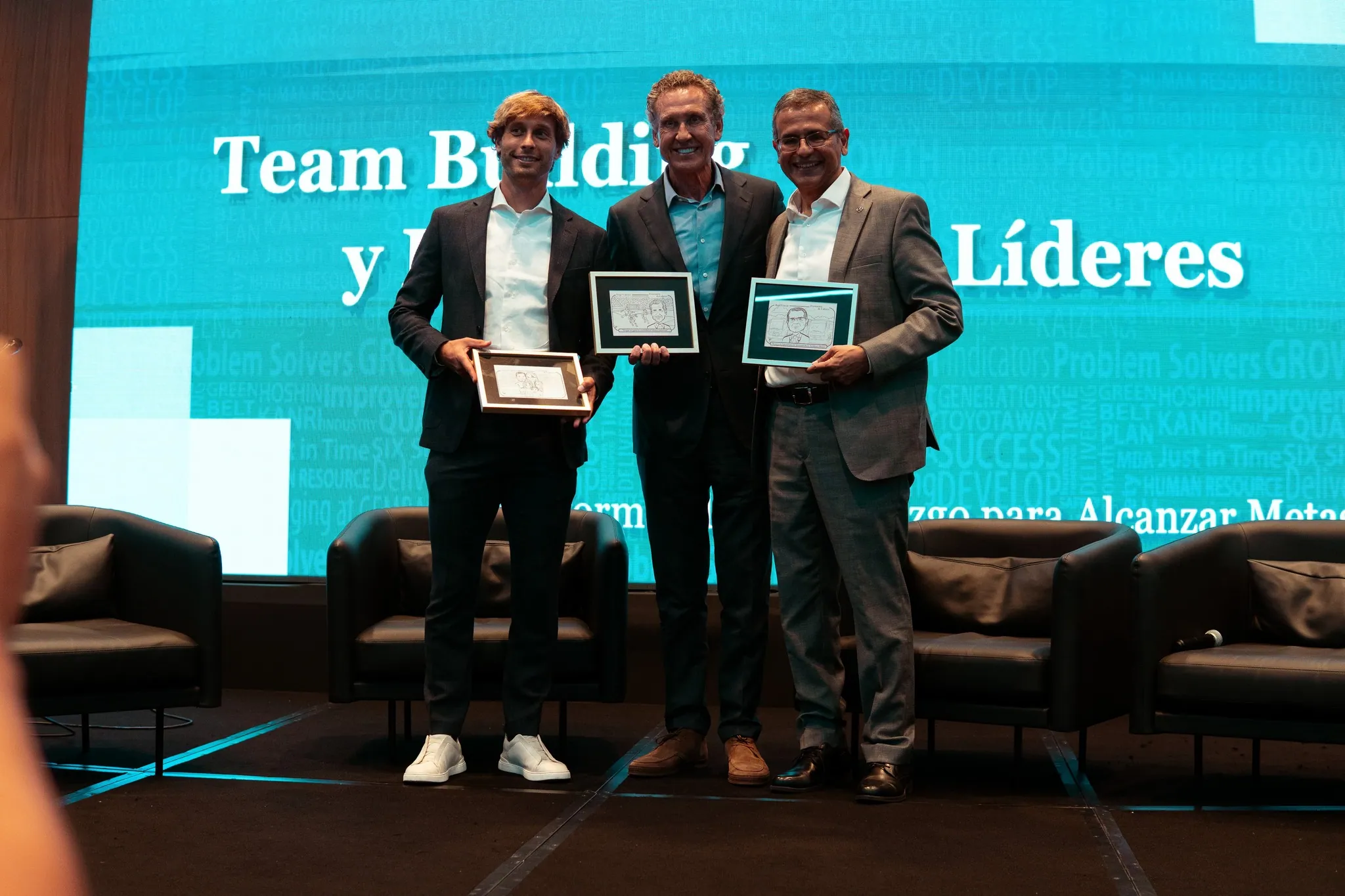 Master Class con Sergio Canales, Jorge Valdano y Raul Garcia